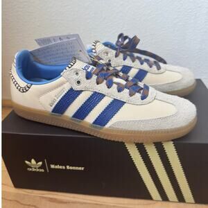 Adidas x Wales Bonner Samba "Wonder Clay Royal Blue" Sneakers